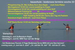 Was geht in der Woche 22