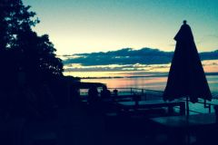 Sonnenuntergang im Strampi