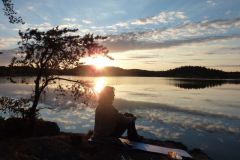 Abendstimmung in Kanada