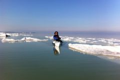 Miggi in den Eisschollen1