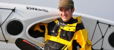 Tiderace Seakayaks Typhoon Schwarzer und Steve